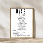 Oasis Live Tour 2025 Print
