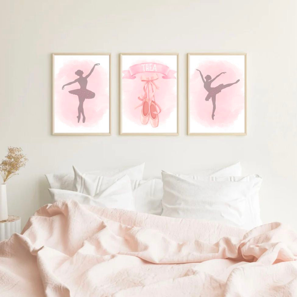 Personalised Ballet Prints Set Of 3