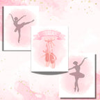 Personalised Ballet Prints Set Of 3