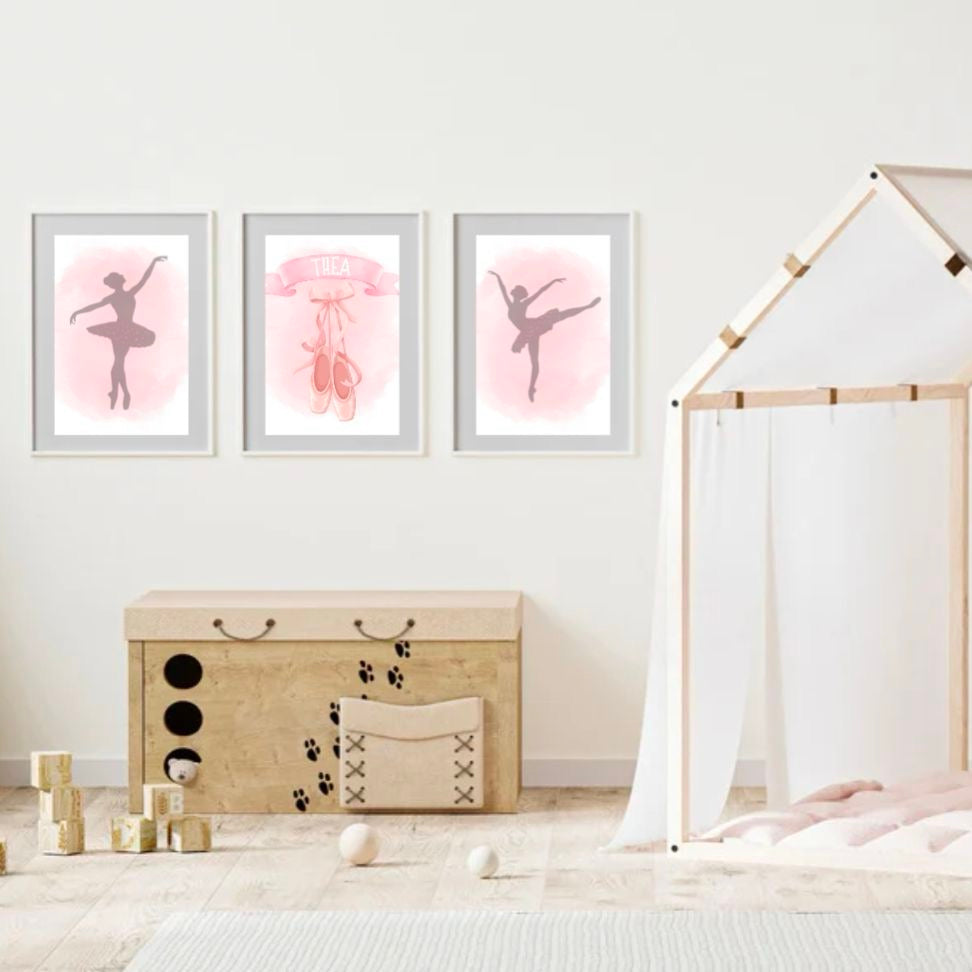Personalised Ballet Prints Set Of 3