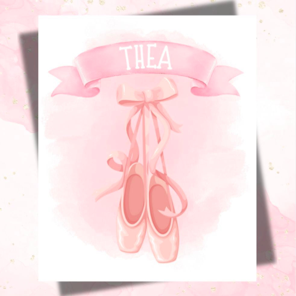 Personalised Ballet Prints Set Of 3