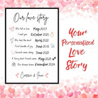 Personalised Love Story