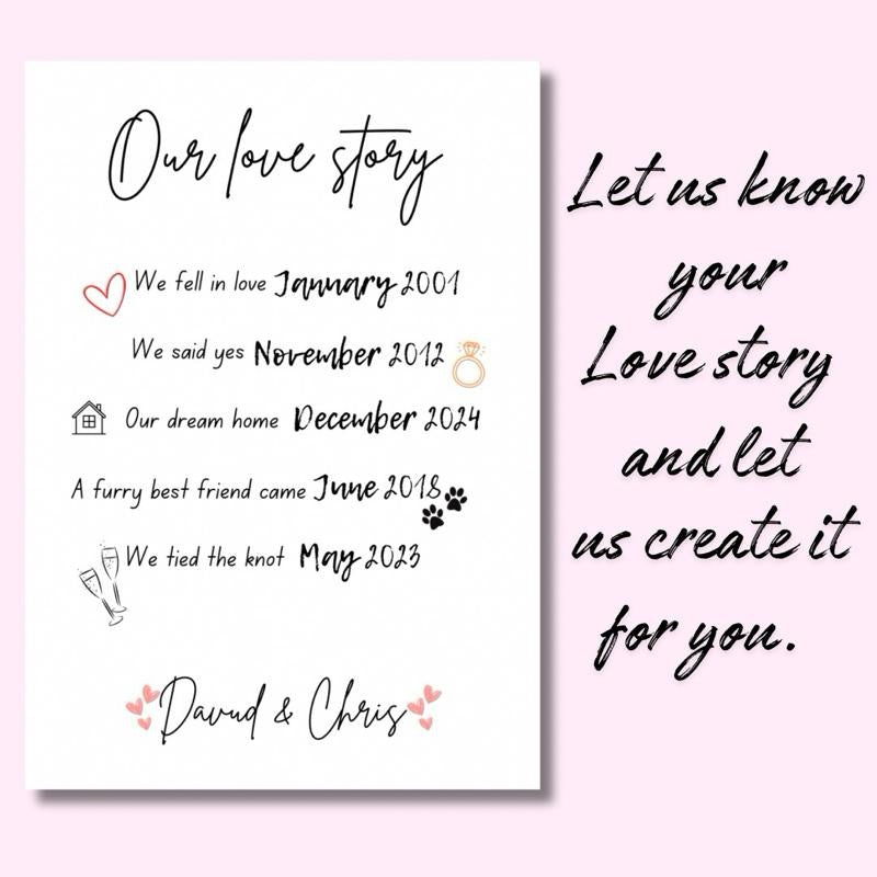 Personalised Love Story