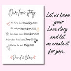 Personalised Love Story