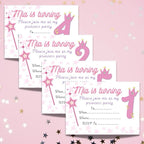Personalised Princess Party Childrens Invitations