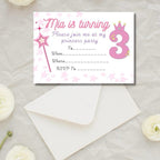 Personalised Princess Party Childrens Invitations