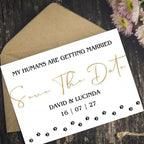 My Humans Are Getting Married - Save The Date Cards