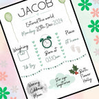 Personalised Newborn Details Keepsake Print