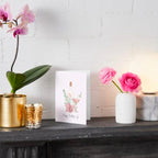 Personalised Floral Pink Birthday Card