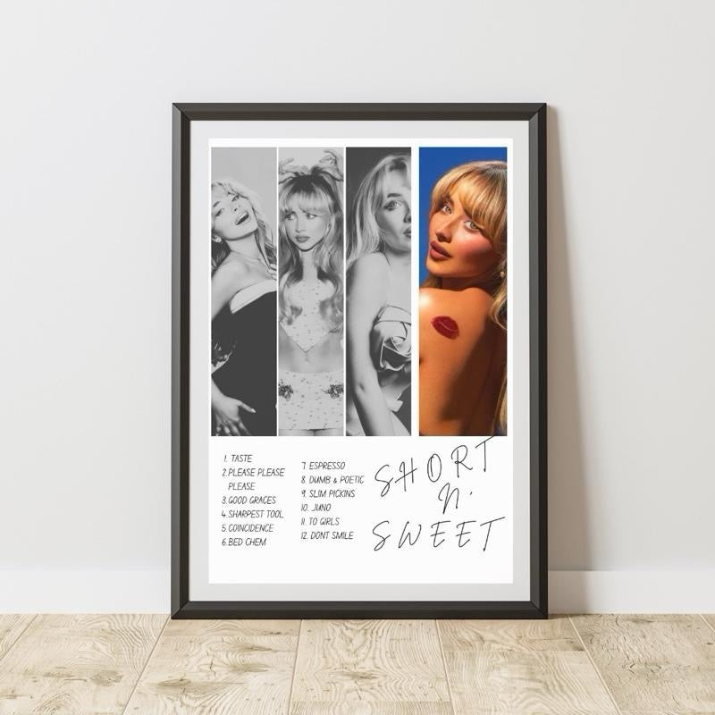 Sabrina Carpenter Album Print - Short & Sweet