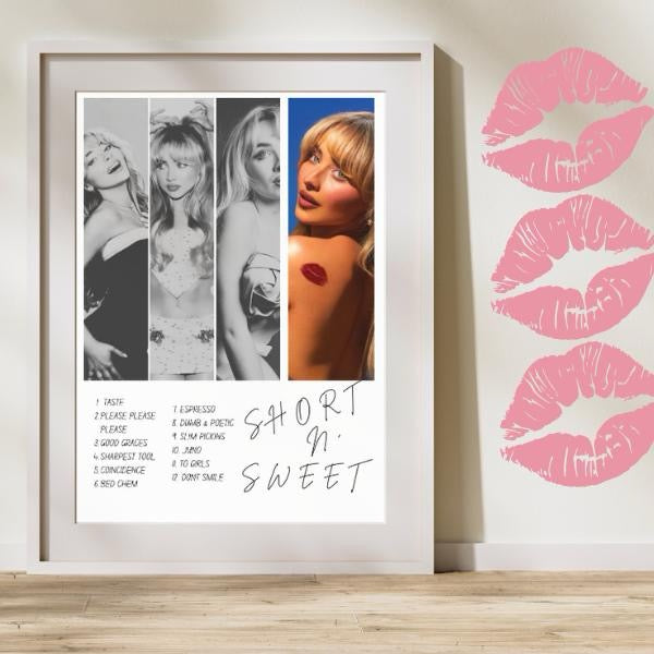 Sabrina Carpenter Album Print - Short & Sweet
