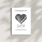 Said I Do Personalised Map Print