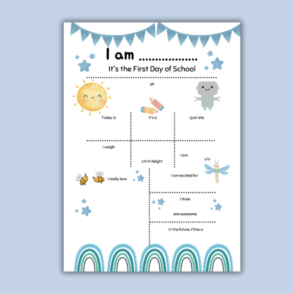 First Day Of School Print