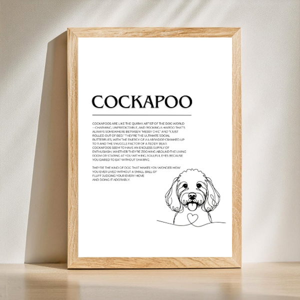 Dog Breed Description Quote Prints