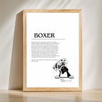 Dog Breed Description Quote Prints