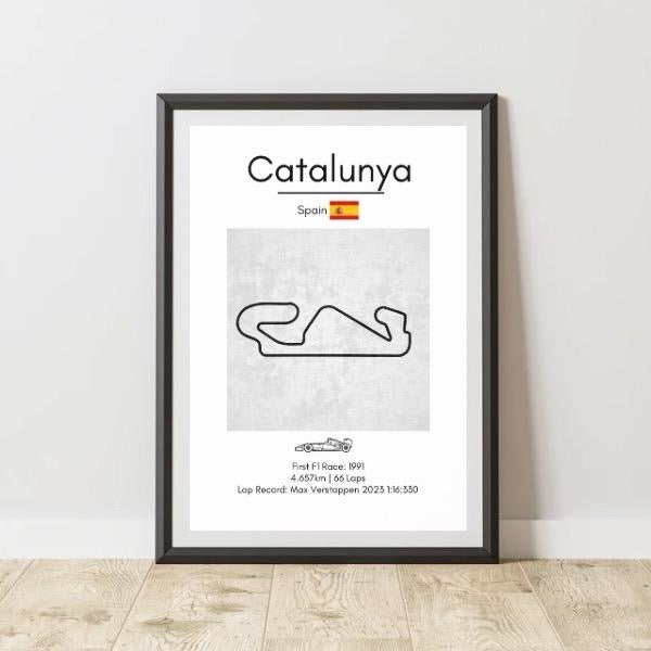 F1 Track Detail Prints 2025 Season