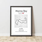F1 Track Detail Prints 2025 Season
