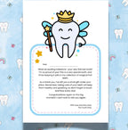 Tooth Fairy Letter & Certificate