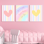 Dreamy Pastel Nursery Set of 3