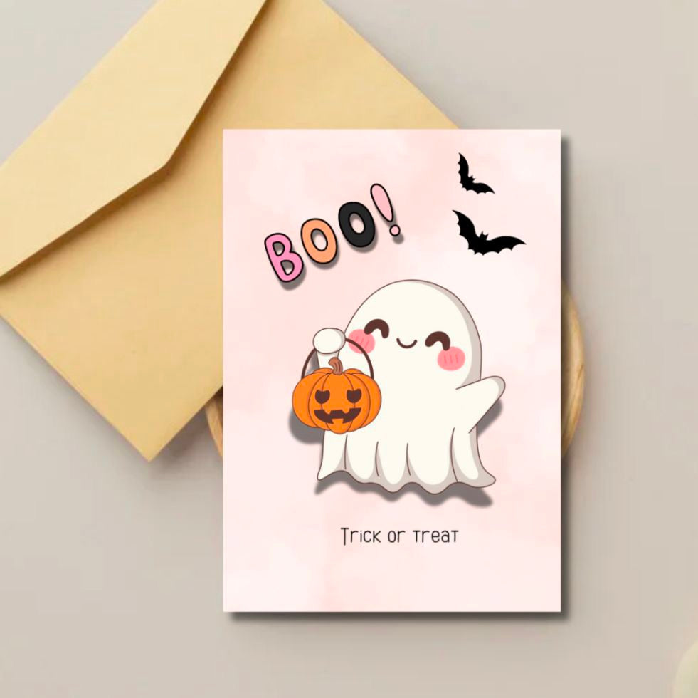 Trick or Treat Halloween Card