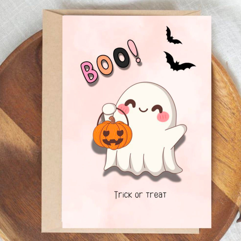 Trick or Treat Halloween Card