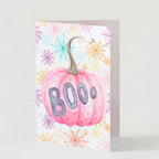 Boo Pastel Halloween Card