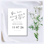 You, Booze & Dancing Shoes Save the Date Card