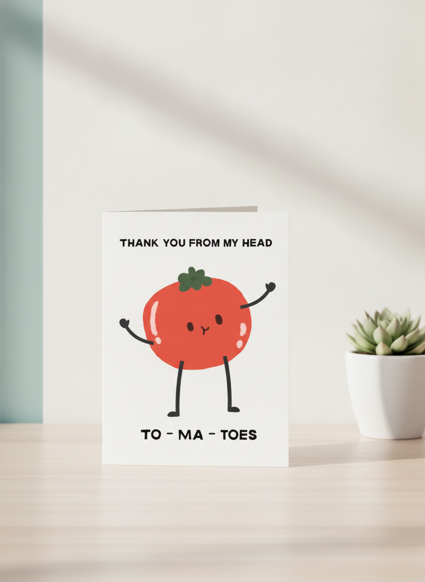 Thank You From My Head To My Toes