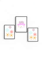 Girl Power Set of 3 Nursery Prints