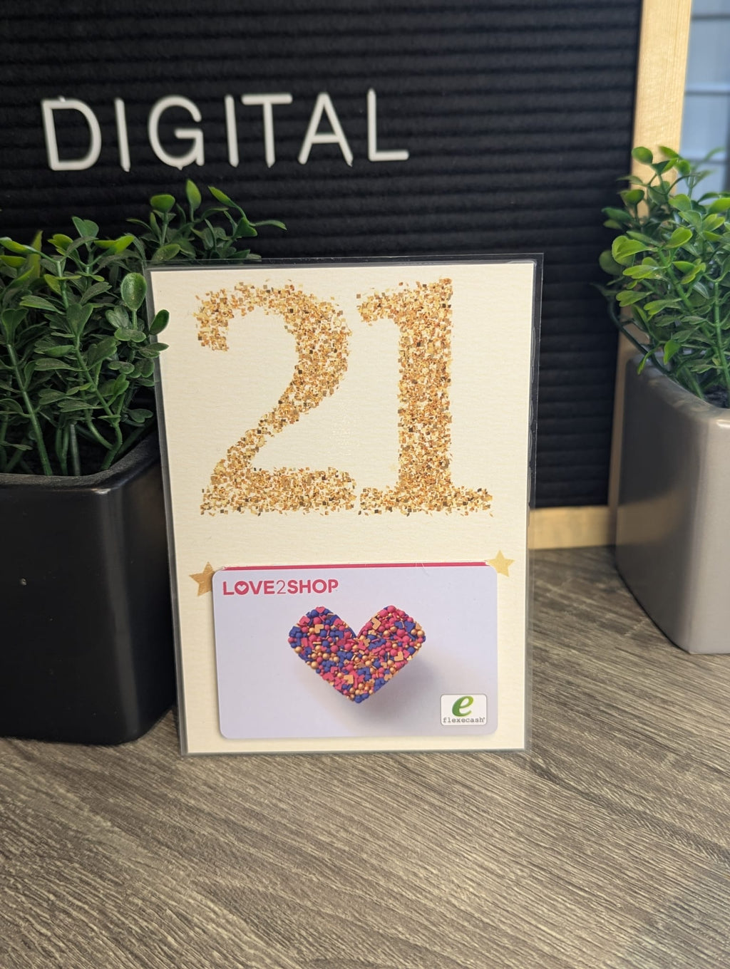 Milestone Birthday Money & Gift Card Giving Cards Gold