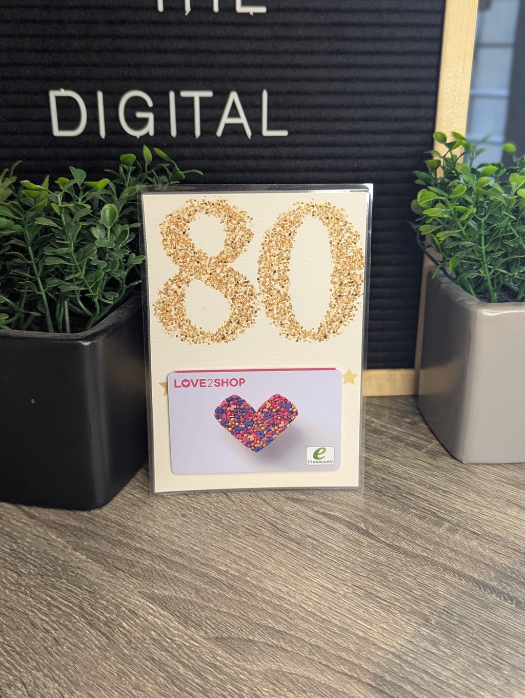 Milestone Birthday Money & Gift Card Giving Cards Gold