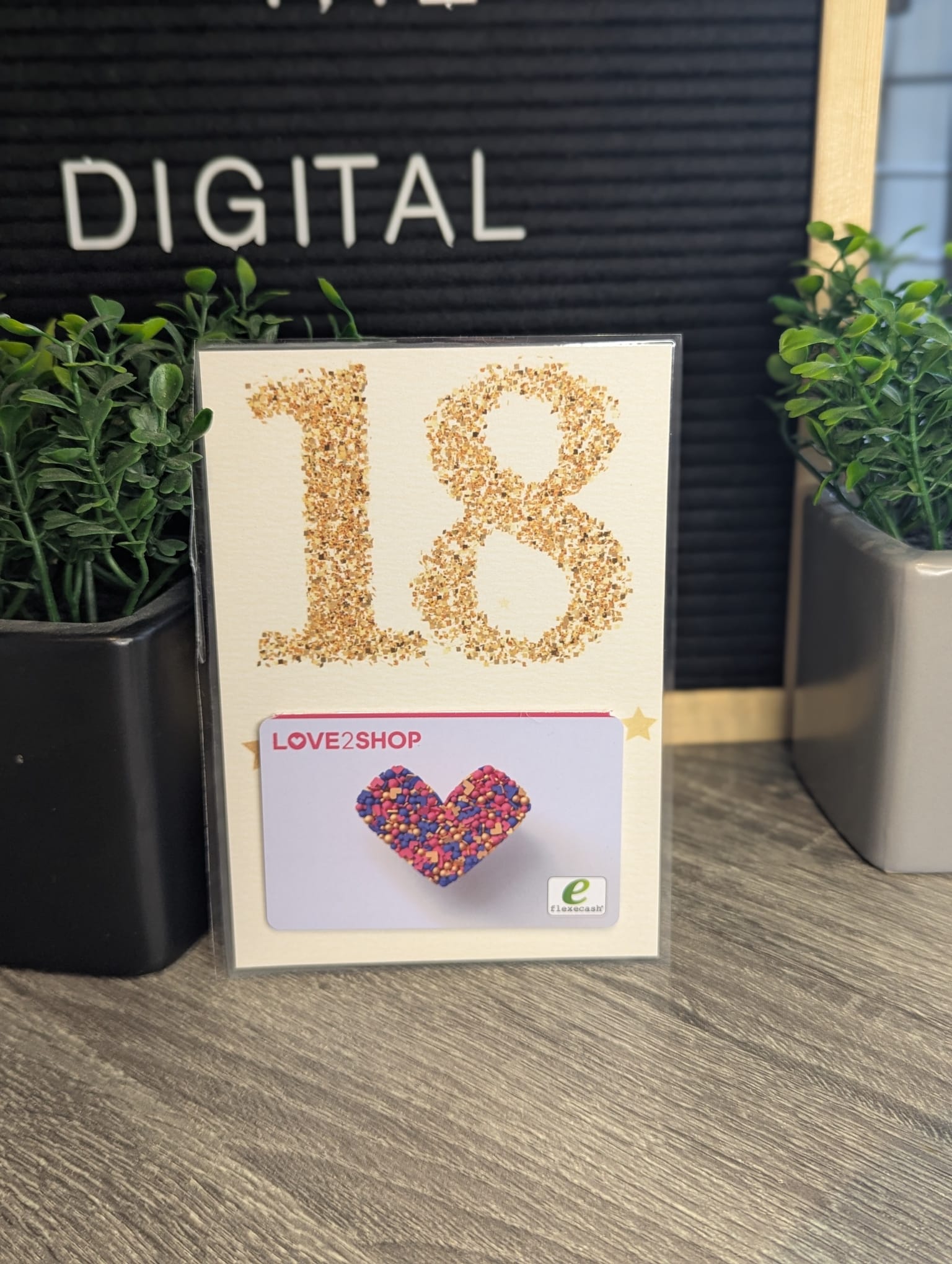 Milestone Birthday Money & Gift Card Giving Cards Gold