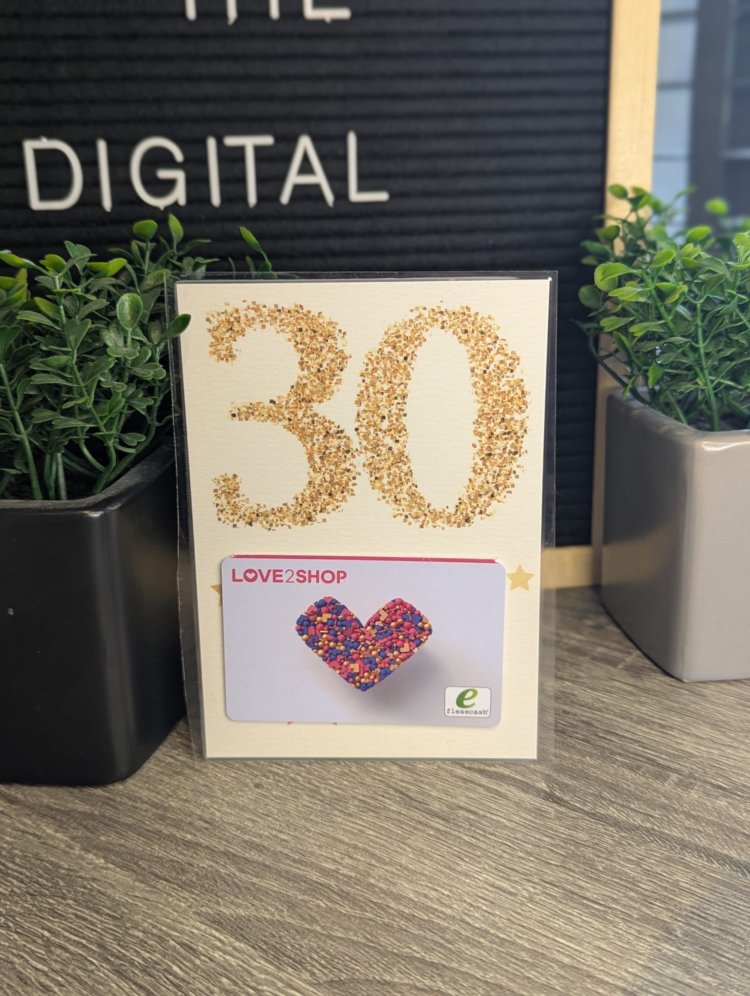 Milestone Birthday Money & Gift Card Giving Cards Gold