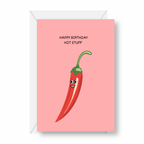Happy Birthday Hot Stuff Birthday Card