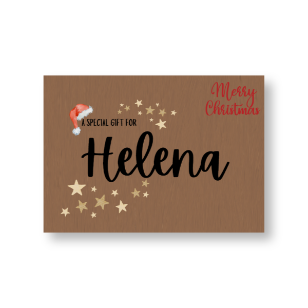 Personalised Christmas Cash Envelope