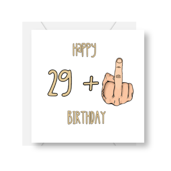 29+1… 30th Birthday Card