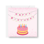 Pink Birthday Cake
