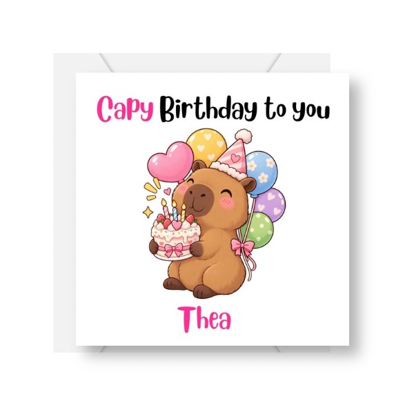 Capy Birthday To You Birthday Card
