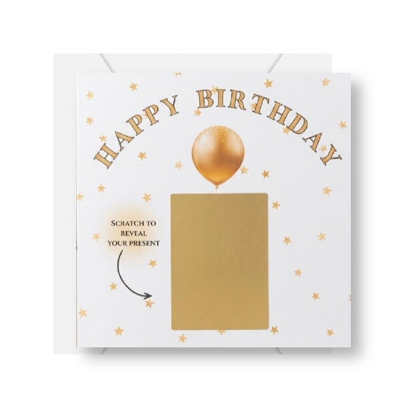Happy Birthday Rude Scratch Card