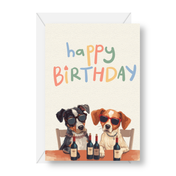 Funny Dog Birthday Card