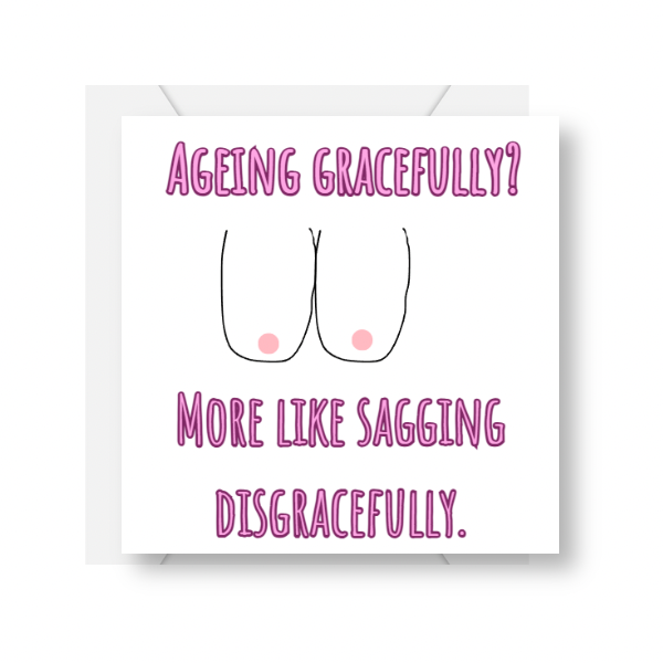 Funny Adult Birthday Card For Her