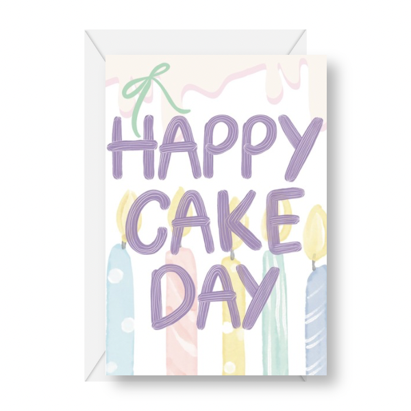 Happy Cake Day Birthday Card
