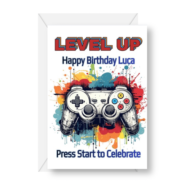 Level Up Gaming Card