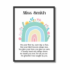 Teacher Poem Prints