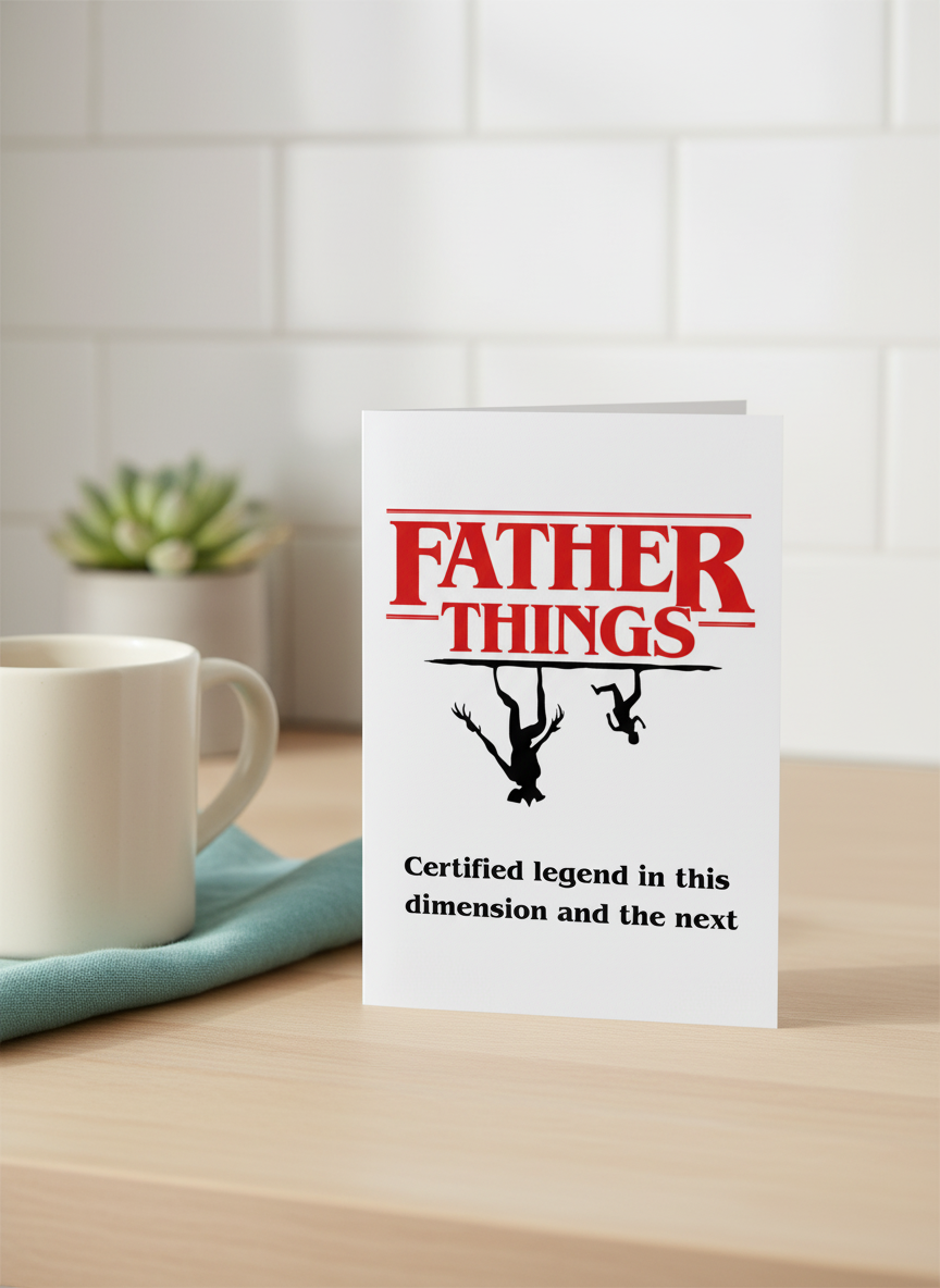 Father Things Legend Card - Father's Day Card - UK Card Shop
