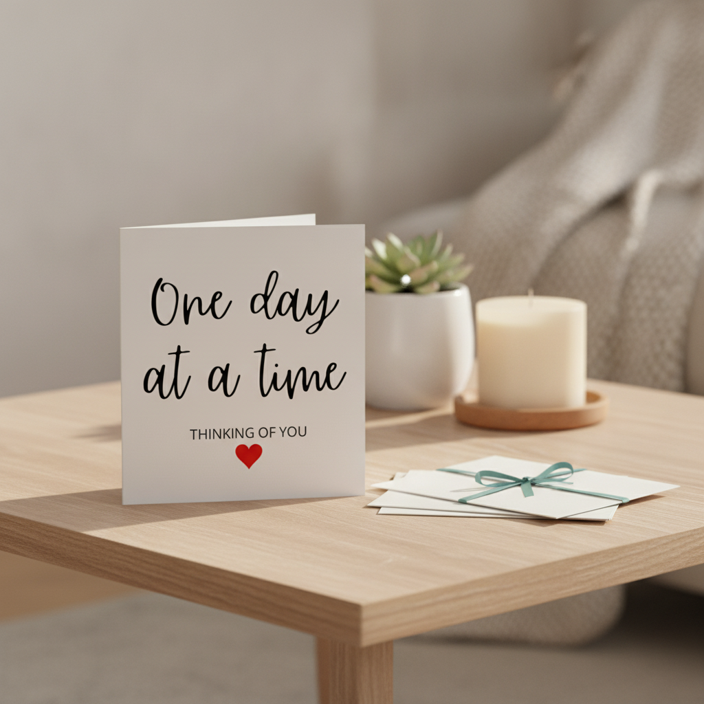 Thinking of You Square Card - A Gentle Reminder You Care