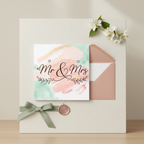 Mr & Mrs Wedding Card - Square Card for the Happy Couple