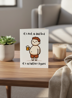 It's Not a Dad Bod Father Figure Fathers Day Card - A5 Size