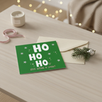 Ho Ho Holy Shit What A Year! A Witty Square Christmas Card for 2024