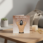 Happy Birthday Good Girl" Square Card – A Birthday Treat for Her